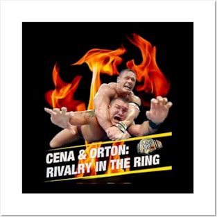 Rivalries in Wrestling Series: John Cena vs Randy Orton Posters and Art